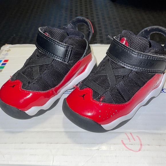 Fresh new red Jordans